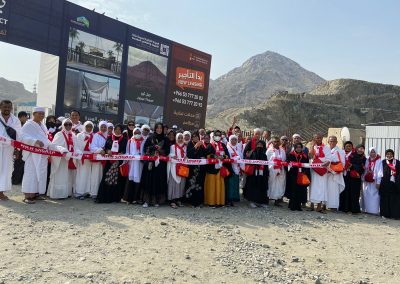 Jamaah umrah sedang melaksanakan City Tour di Jabal Tsur, Makkah